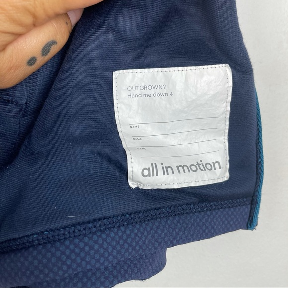 All In Motion Blue Outdoor Sports Zip Up Jacket Size L - Picture 7 of 8